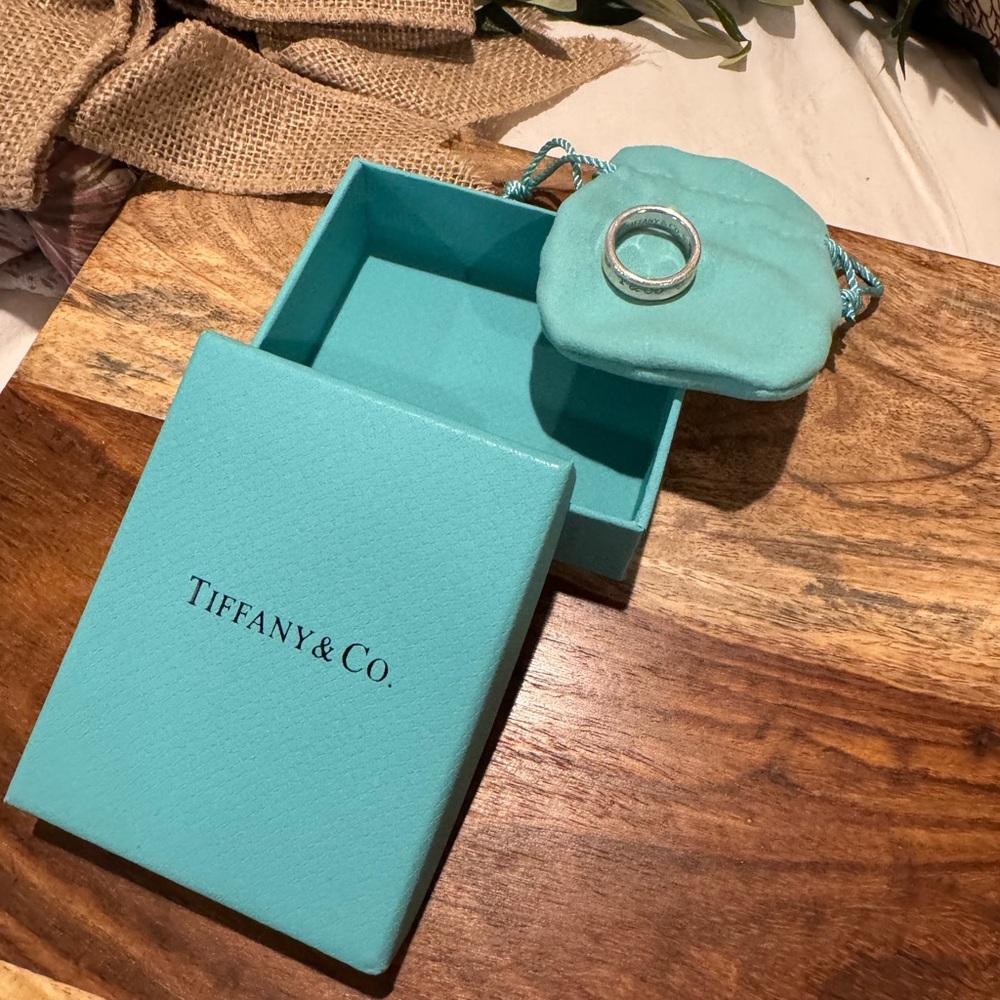 Tiffany & Co. Silver Ring with Box